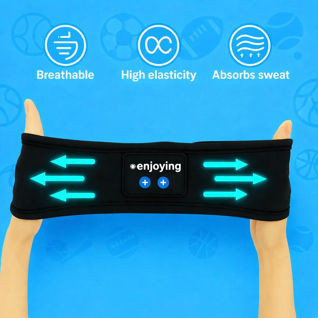 Wireless Bluetooth V5.0 Sports Headband