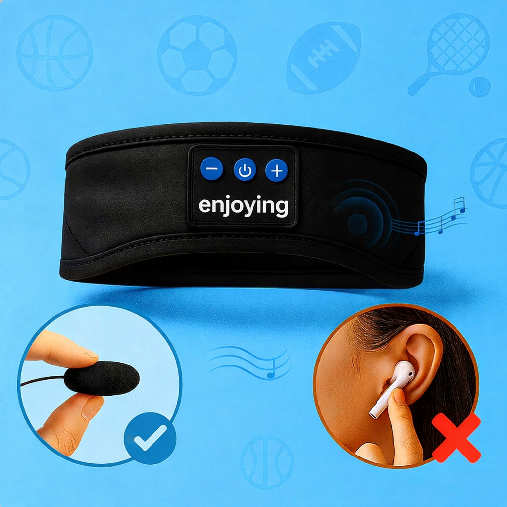 Wireless Bluetooth V5.0 Sports Headband